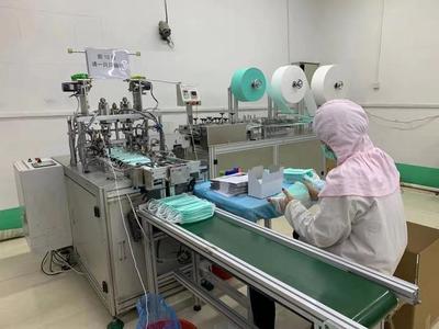 元氏口罩生產企業全力以赴，加班加點保障市場供應